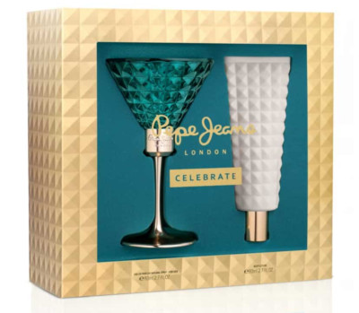 PEPE JEANS CELEBRATE FOR HER Eau De Parfum Spray 2.7oz/Body Lotion 2.7oz