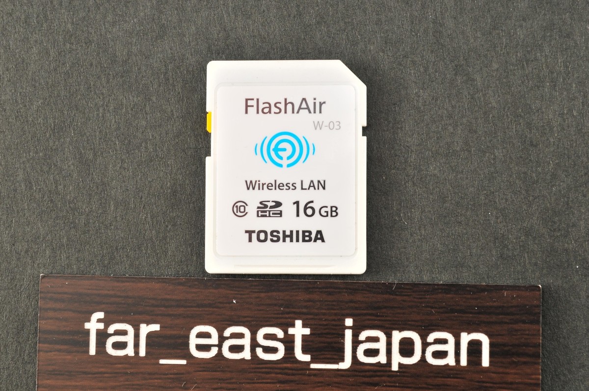 TOSHIBA FlashAir W-03 16GB Wireless LAN Memory Card 16GB 