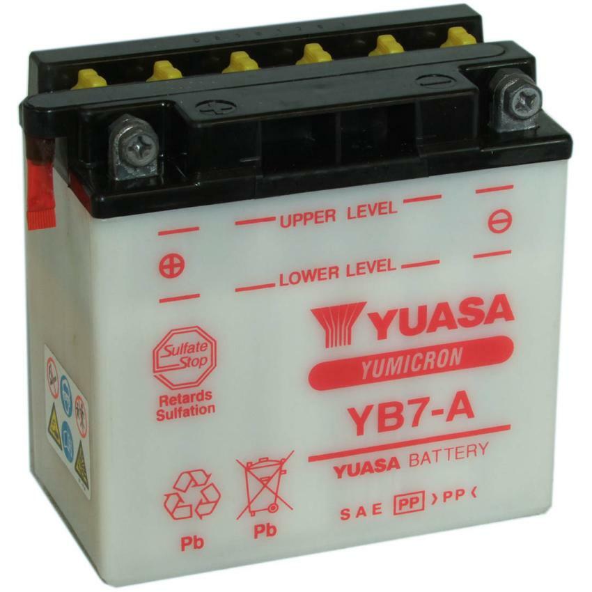 BATTERIA YUASA YB7-A 12V/8AH SENZA   DAZON 50 Stinger 2002-2004