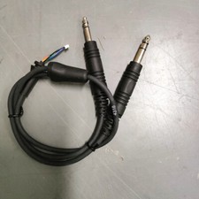 Open New Double Plug Cable for Bose A10 Aviation Headset Stereo 6.3mm 5.2mm-6P X