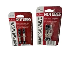 NEW 2X Stans No Tubes Tubeless Universal Presta Valve 35mm Removable Core Stems