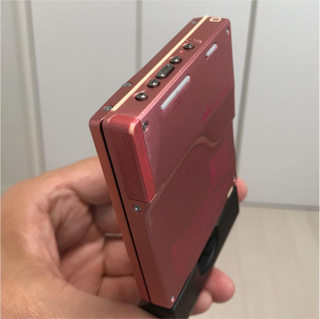 SONY Walkman MZ-E720 Portable MD Mini Disc player Pink with SONY Walkman MZ-E720 Portable MD Mini Disc player Pink with
