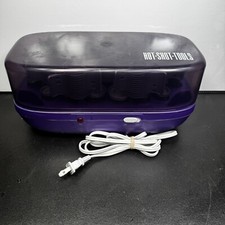 Hot Shot Tools Hair Curlers Rollers 20 Flocked Rollers  10 Clips WORKS GREAT 