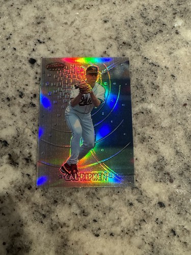 1997 BOWMAN’S BEST PREVIEW REFRACTOR CAL RIPKEN JR #BBP7 MINT SP INSERT - Picture 2 of 3