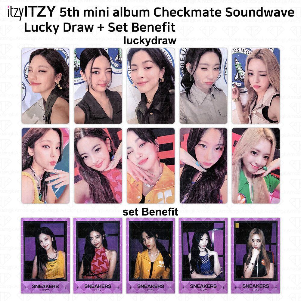 ITZY 5th Mini Album Checkmate Official Photocard Withmuu Lucky Draw Polaroid