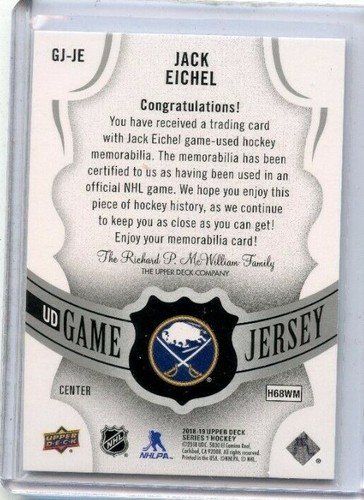 2018-19 Upper Deck Game Jerseys Pick what you need!!!! - Picture 31 of 89