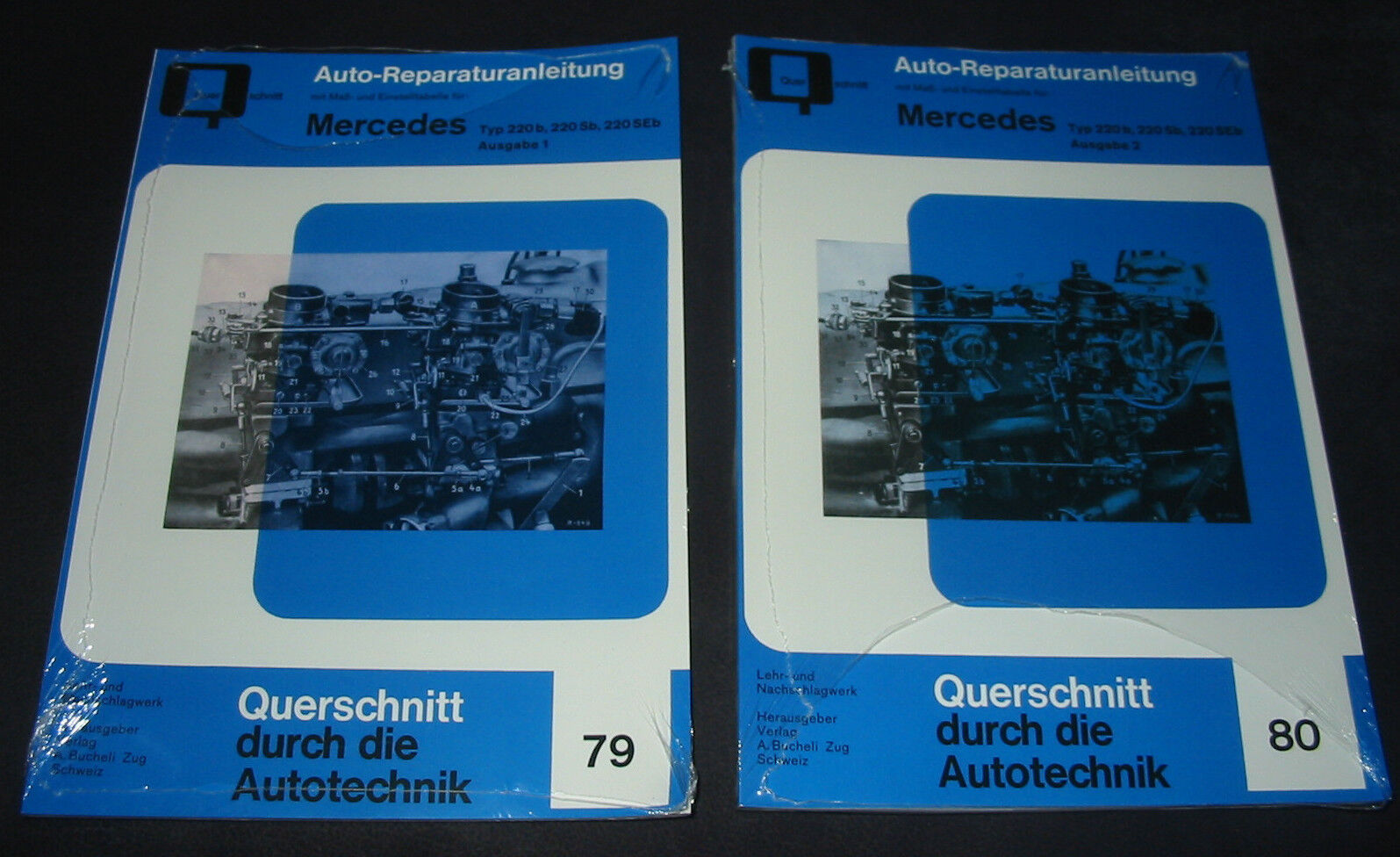 Thumbnail - Reparaturanleitung Mercedes W 111 220 B 220 Sb 220 Seb Heckflosse Ab
