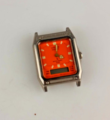 Citizen Uhr 8960-094697 Ana-Digi Japan Chrono Alarm Quarz läuft nicht