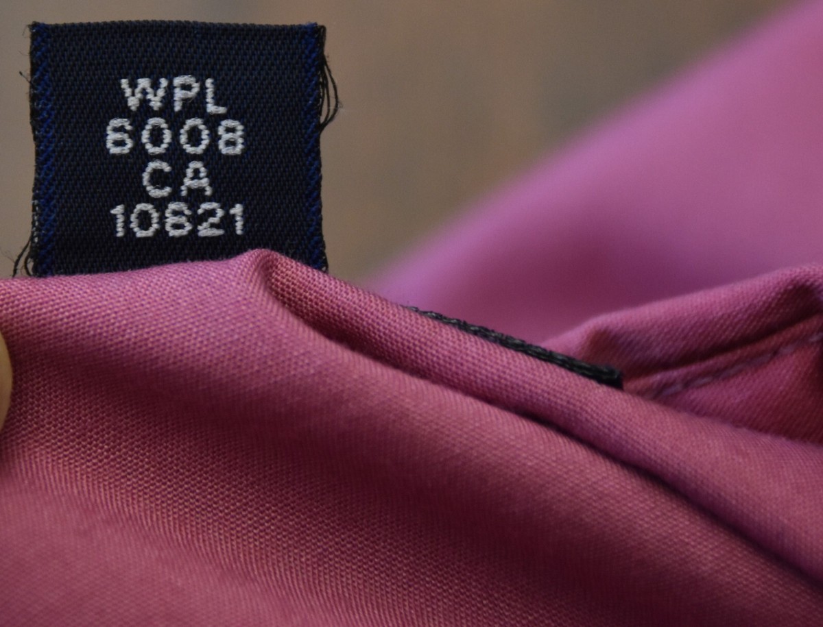 Chemise Western Vintage Panhandle Thin, Homme, Taille 15.5x33, Mauve, Années 90
