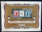 1945 Luxembourg Souvenir Postcard Cover First Liberation Anniversary — photo 1