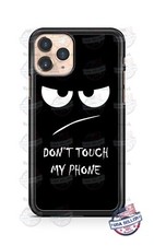 Funda de teléfono con diseño Don't Touch My Phone para iPhone 12 Pro Max Samsung LG Google
