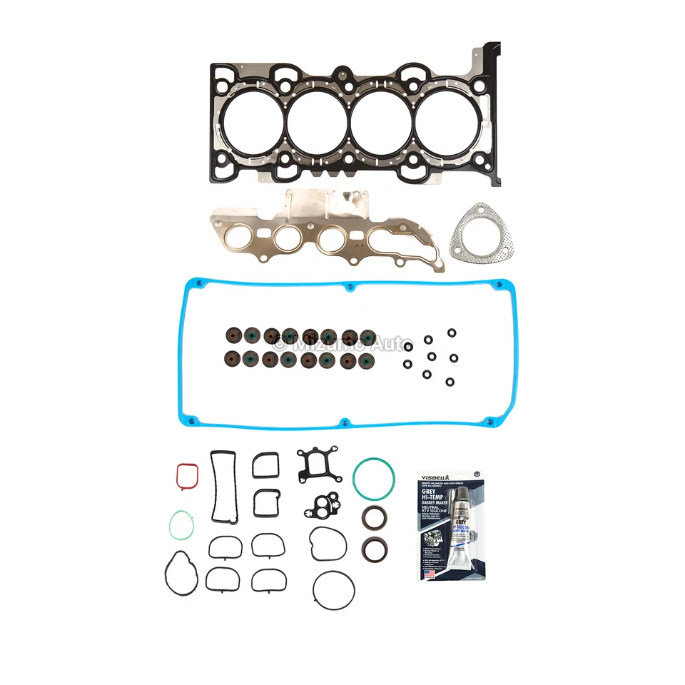 Juego de juntas de culata aptas para Ford Escape 11-12 Fusion Lincoln MKZ Mercury Milan 2013 2,5 L Foto 2 de 4