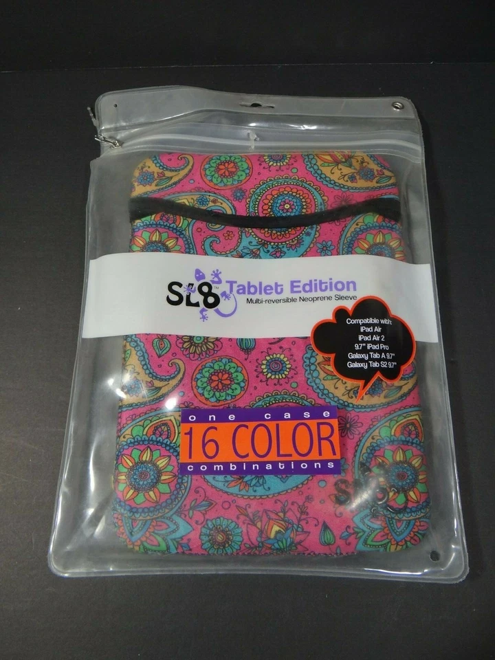 Slick Lizard SL8 Tablet 2 Reversible Neoprene Sleeve Case Ipad Air Samsung 9.7" - Image 3 of 4