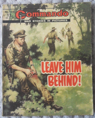 Commando Comic. Leave Him Behind! Issue No 1372.