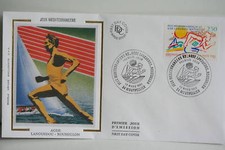 ENVELOPPE PREMIER JOUR /SOIE FRANCE JEUX AGDE 1993