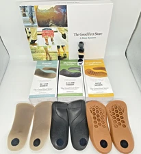 The Good Feet Store 3 Step System Strength W458 Maint 4.5/358 Relax 30/258 USED