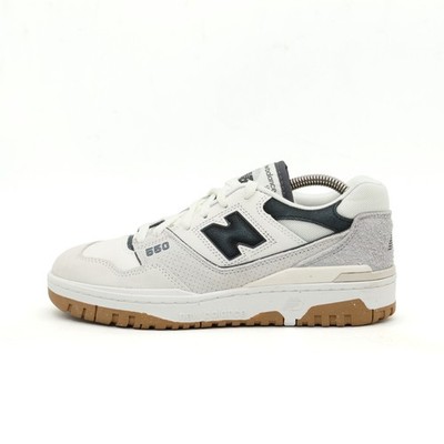 New Balance Damen 550 Schuh Weiß/Schwarz Leder/Textil Atmungsaktiv Sneaker EU 39
