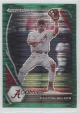 2021 Panini Prizm Draft Picks Green Pulsar Prizm Peyton Wilson #PDP66 0q6a