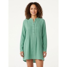 Free People x CP Shades Made in USA GreenTunic Dress See Measurements