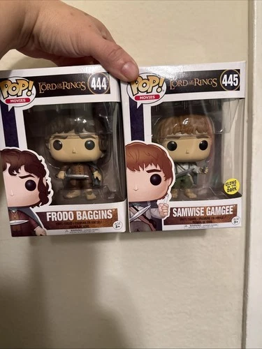 Elijah Wood Frodo & Sean Astin Samwise Lord Of The Rings Funko Pop