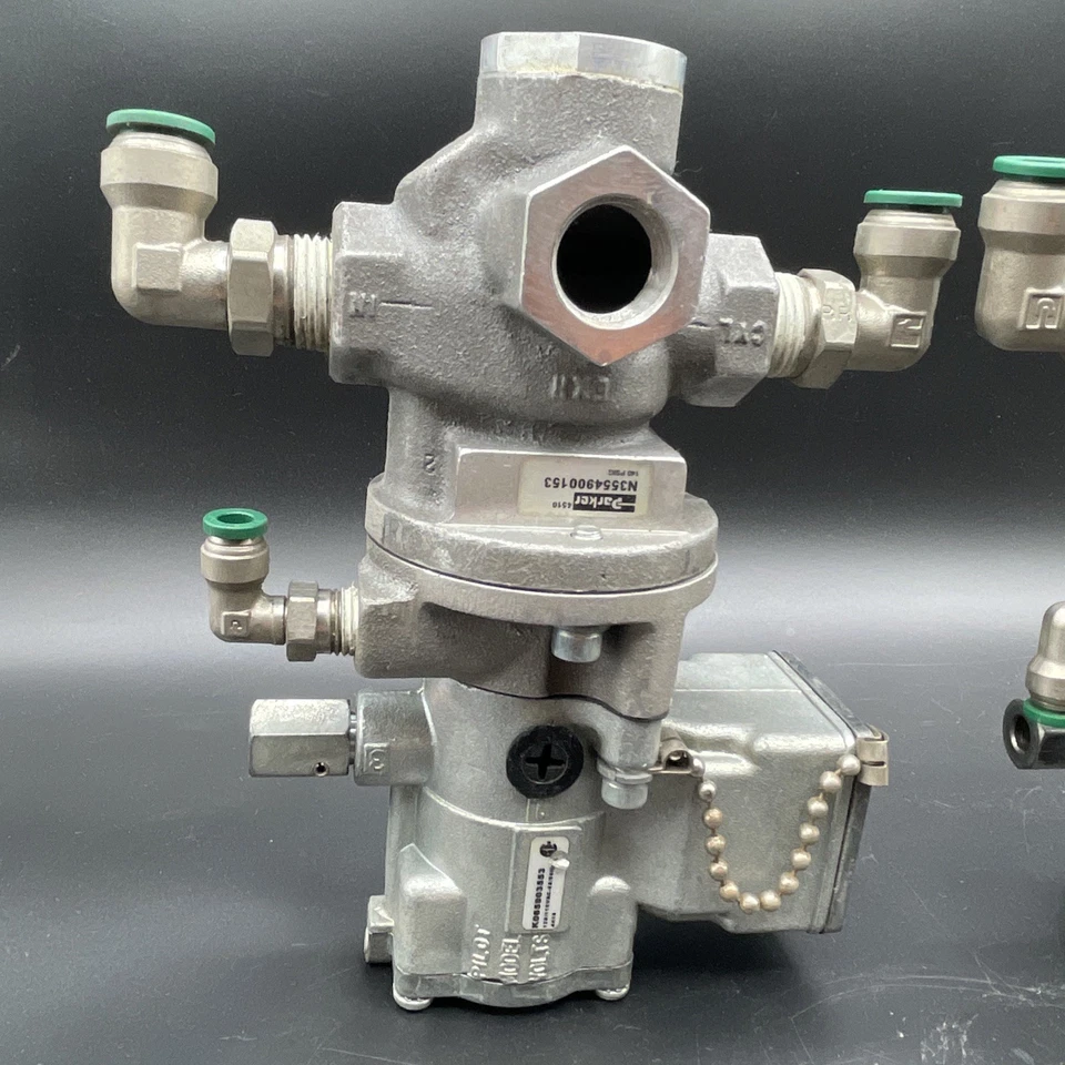 (2) Parker K065903553 / N3554900153 (Pilot Air Control Valve / Solenoid Valve) - Image 2 of 4