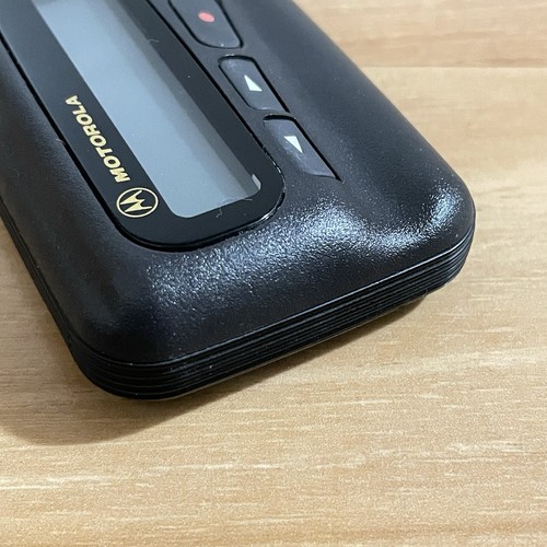 Buscador de pantalla Motorola Beeper Scriptor LX2 de dos líneas alfanumérico con clip para cinturón de colección - Imagen 4 de 14