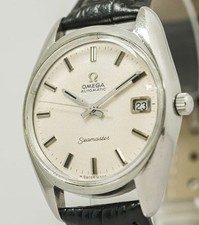 Vintage 1969 *NEAR MINT* OMEGA Seamaster Cal.565 Automatic White Date 35mm Men's