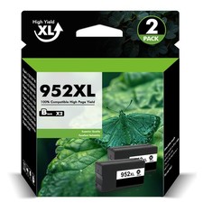 2PK 952XL Black Ink Cartridges For HP Officejet Pro 8710 7740 8210 8216 Printer