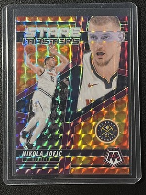 Nikola Jokic #'d 28/99 2024-25 Panini Mosaic Stare Masters Purple Denver Nuggets