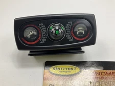 Smittybilt 791006 Inclinometer For Jeep Graphic With Compass, Black