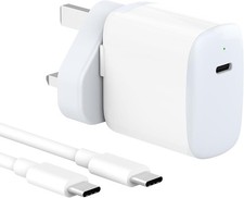 IFEART 30W USB C Charger Compatible with MacBook, 2M/6.6FT USB-C Cable (E129)