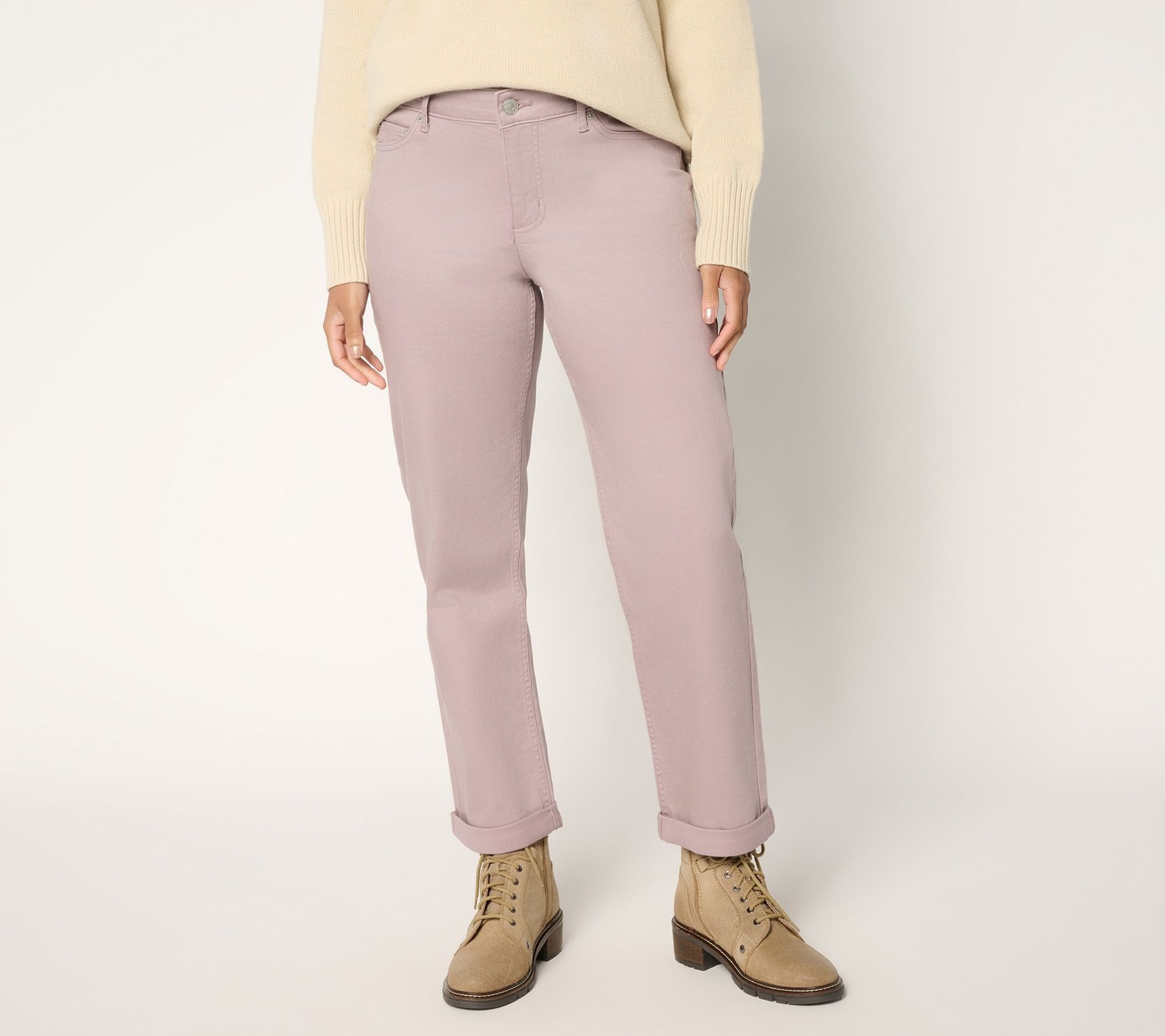 Maya J Women's Pants Sz 14 Color Denim Boyfriend Jean Pink A702816