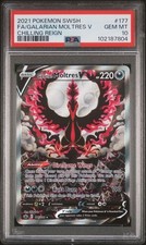 Galarian Moltres V 177/198 Full Art - Pokémon Chilling Reign PSA 10 GEM MINT on eBay