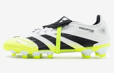 Adidas Men PREDATOR Pro FT FG Cleats White Football Soccer Boot GYM Spike JS4074