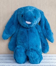 Jellycat RARE Medium Bashful Mineral Blue Bunny RETIRED