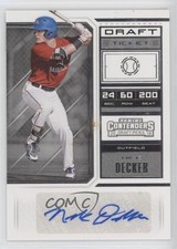 2018 Panini Contenders Draft Picks Draft Ticket Auto Nick Decker #75 Auto 0q3