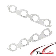 Mls Exhaust Header Gasket Set For Bbc Big Block Chevy 2.250 Round Port .030