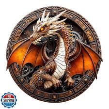 Wooden Puzzles for Adults - Mechanical Dragon Puzzle, Unique Shap