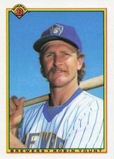 1990 Bowman - Robin Yount Brewers.  OF.  #404