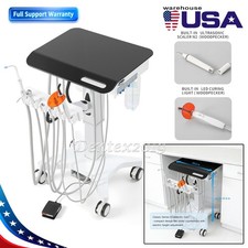 Mobile Dental Delivery Unit with electric lift ultrasonic Scaler Suction System
