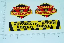Marx Lumar Contractors Scoop Shovel Sticker Set MX-032