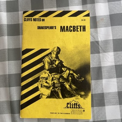 Macbeth by Cliffs Notes Staff (1960, Trade Paperback)