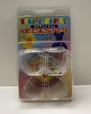 Vintage Ty Beanie Babies Official Heart Protectors Package 10 Clear Tag Covers