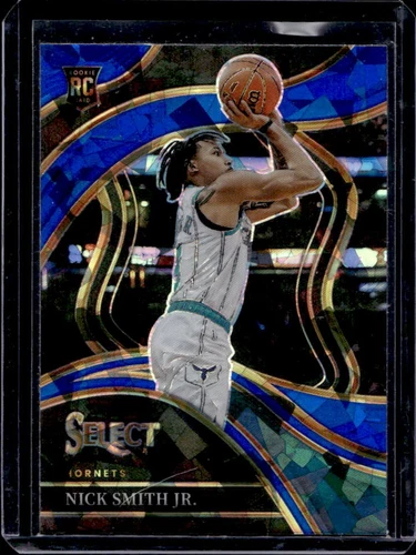 2023-24 Select Nick Smith Jr. RC Blue Cracked Ice Prizms Courtside #293