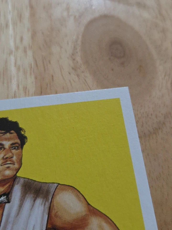 Mini autógrafo 2012 Leaf Originals Wrestling BRUTUS BEEFCAKE amarelo /99 automático - Imagem 3 de 4