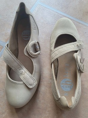 Bama Damen Leder Ballerina Schuhe 38