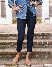 Frank Eileen Murphy Billon Dollar Pants Women Size Medium Black Pull On