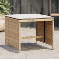 Gartenhocker Mit Kissen Sitzhocker FußHocker 4 Stk. Beige Poly Rattan Vidaxl