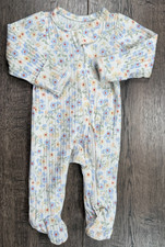 Baby Girl Clothes Child Mine Carter's Preemie Beautiful Floral Footed Outfit