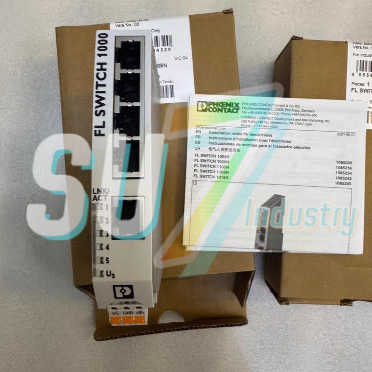 Phoenix 1085039 FL SWITCH 1005N Industrial Switch #1pcs New In Box